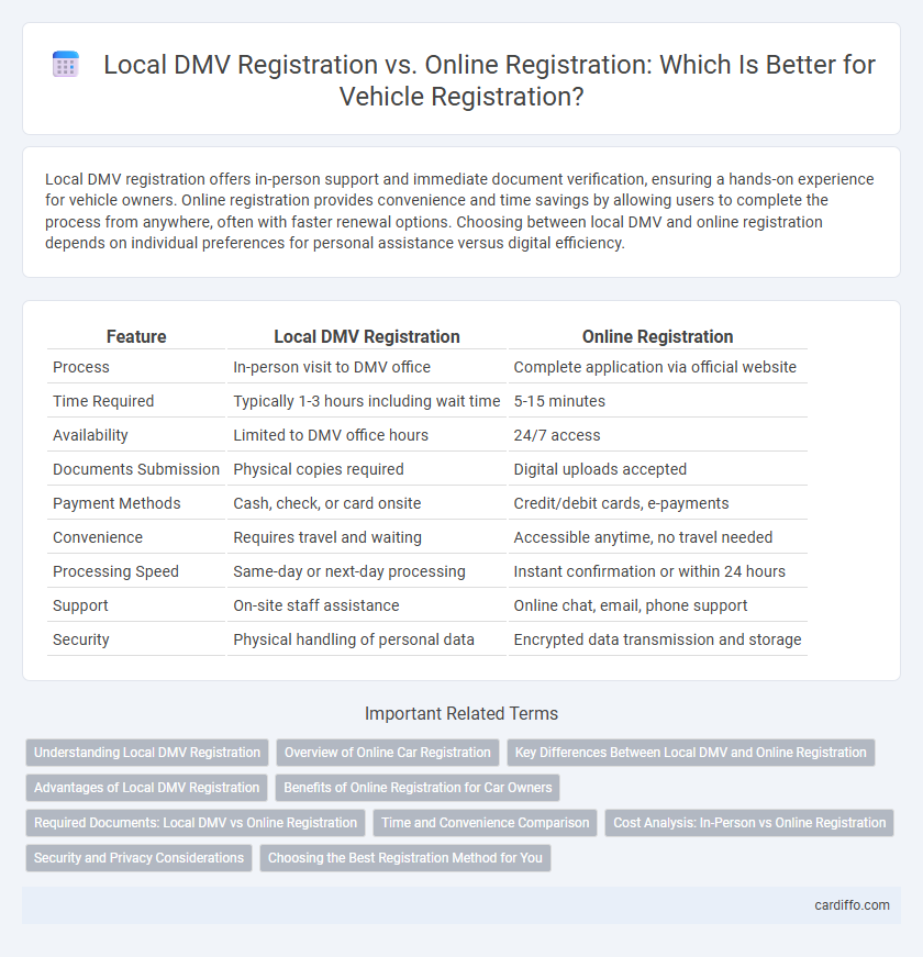 Local DMV Registration vs. Online Registration: Which Is Better for Vehicle Registration?
