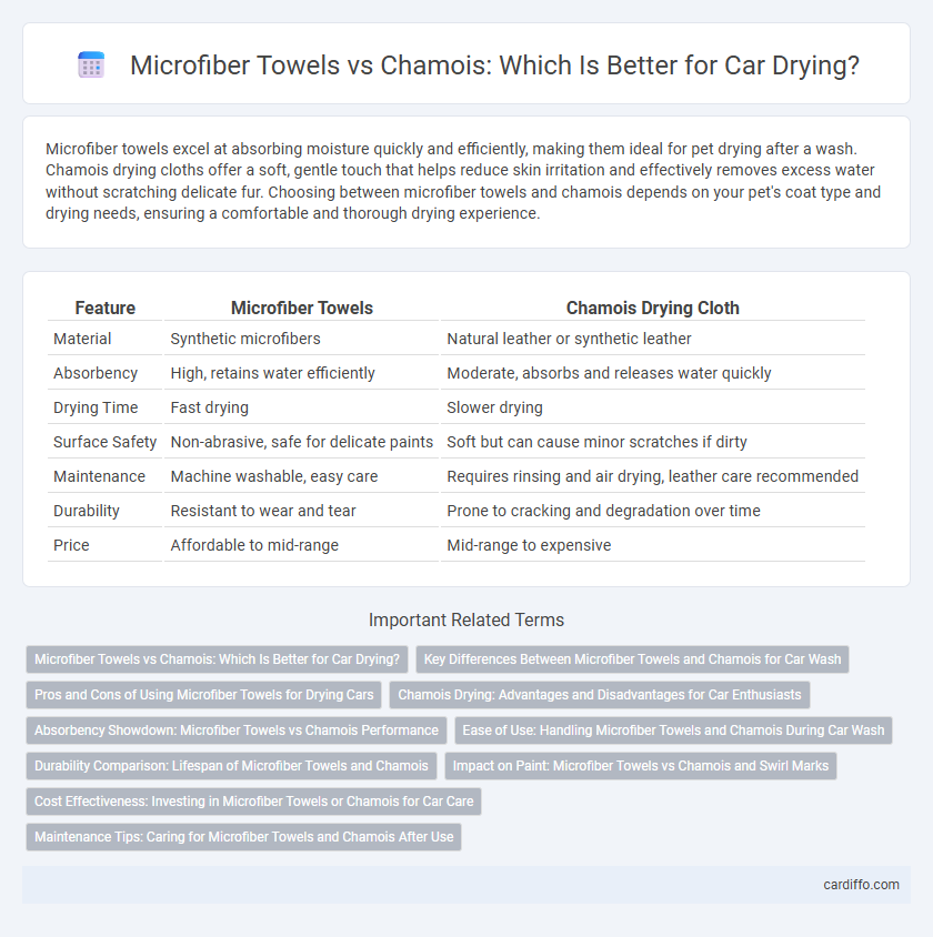 Microfiber Towels vs Chamois: Which Is Better for Car Drying?