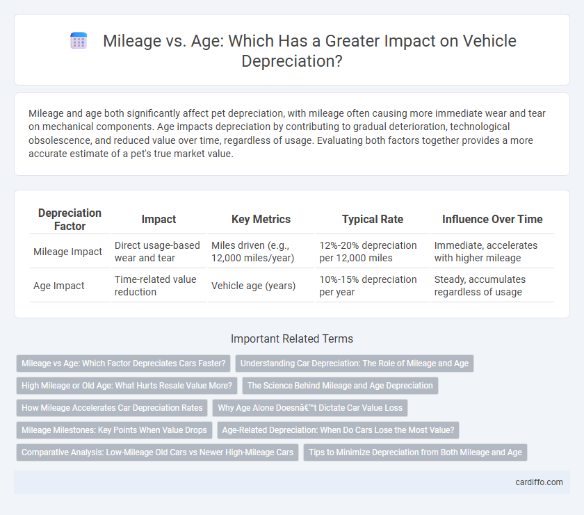 Mileage vs. Age: Which Has a Greater Impact on Vehicle Depreciation?