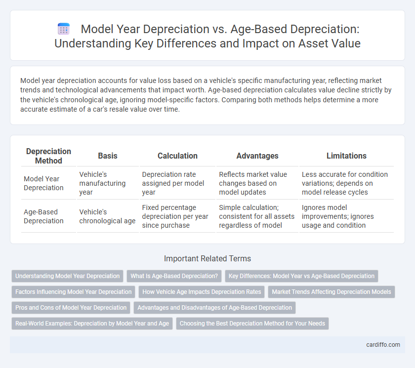 Model Year Depreciation vs. Age-Based Depreciation: Understanding Key Differences and Impact on Asset Value