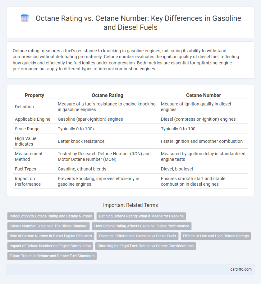 Octane Rating vs. Cetane Number: Key Differences in Gasoline and Diesel Fuels
