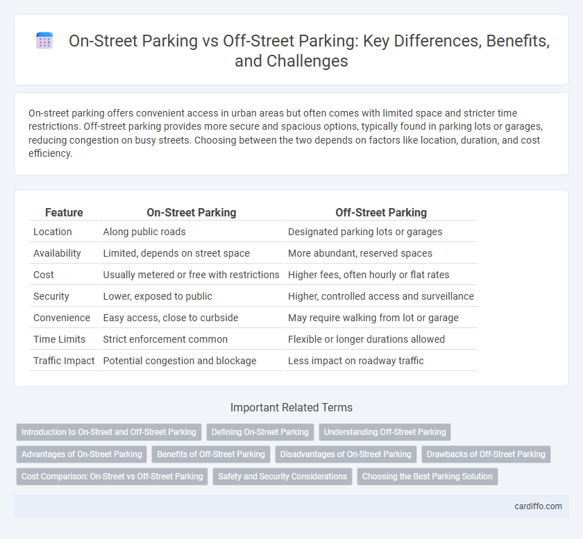 On-Street Parking vs Off-Street Parking: Key Differences, Benefits, and Challenges