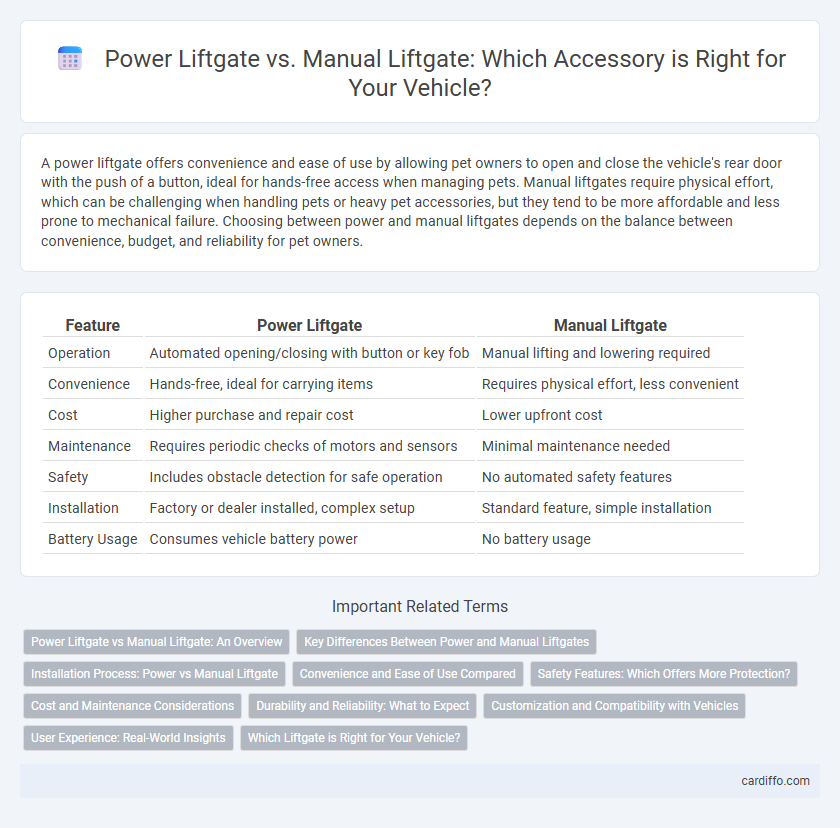 Power Liftgate vs. Manual Liftgate: Which Accessory is Right for Your Vehicle?