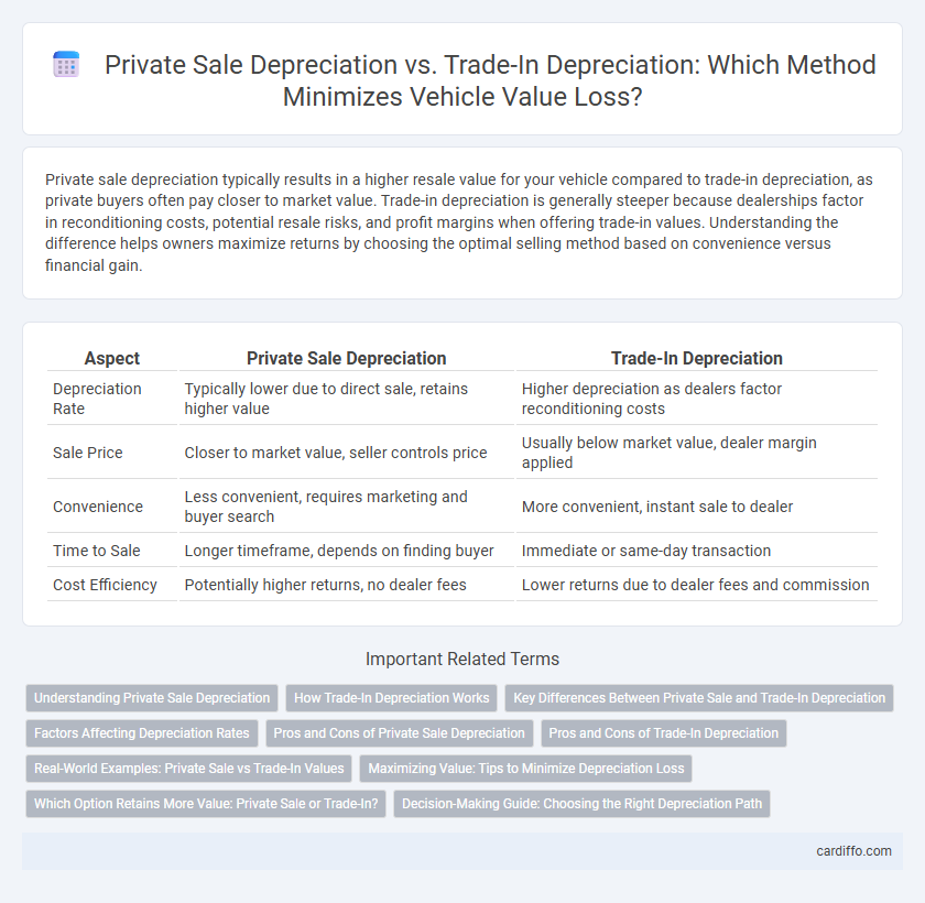 Private Sale Depreciation vs. Trade-In Depreciation: Which Method Minimizes Vehicle Value Loss?