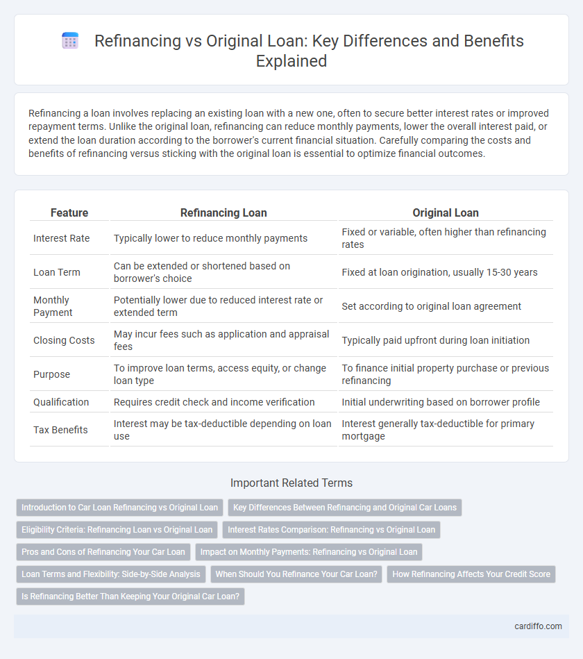 Refinancing vs Original Loan: Key Differences and Benefits Explained
