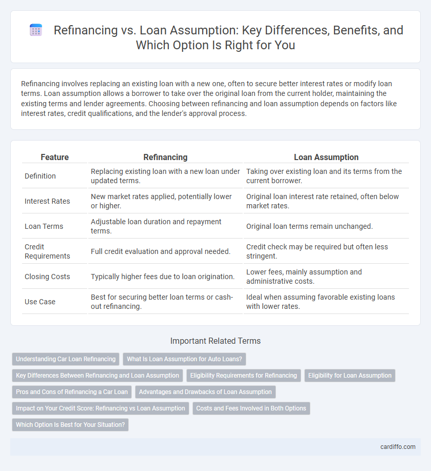Refinancing vs. Loan Assumption: Key Differences, Benefits, and Which Option Is Right for You
