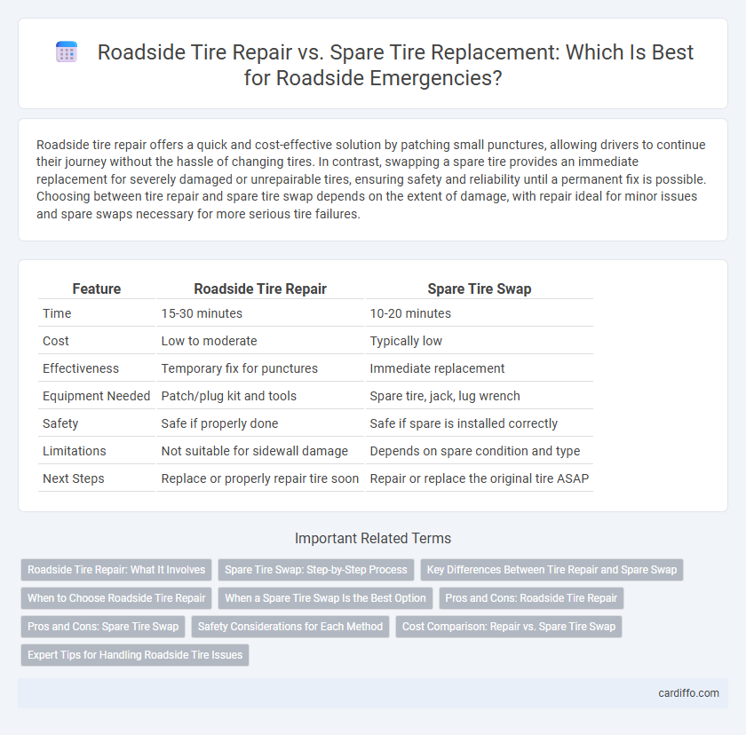 Roadside Tire Repair vs. Spare Tire Replacement: Which Is Best for Roadside Emergencies?