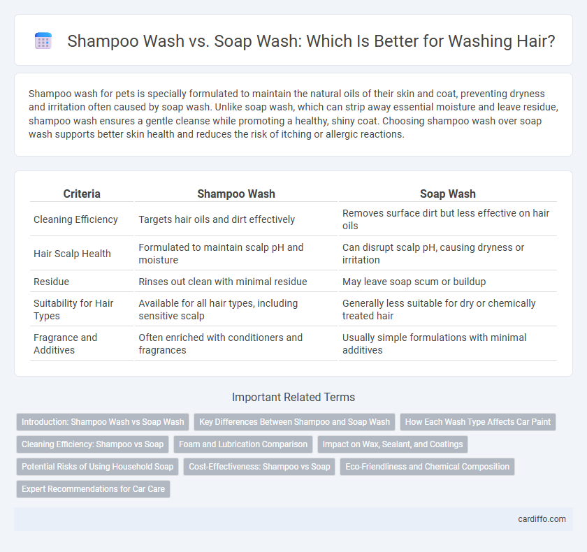 Shampoo Wash vs. Soap Wash: Which Is Better for Washing Hair?