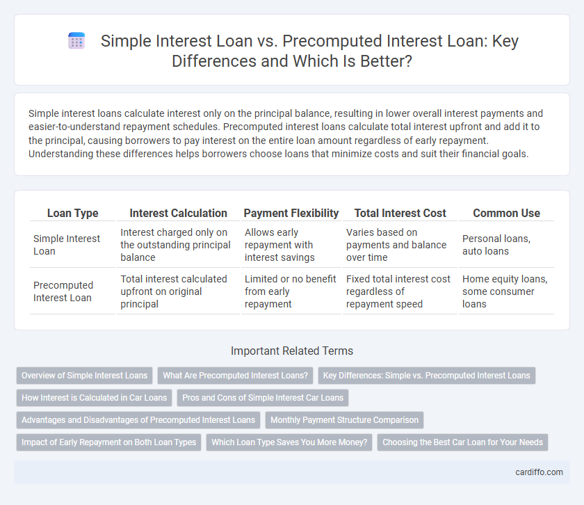 Simple Interest Loan vs. Precomputed Interest Loan: Key Differences and Which Is Better?
