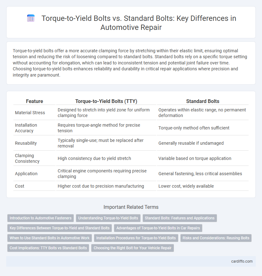 Torque-to-Yield Bolts vs. Standard Bolts: Key Differences in Automotive Repair