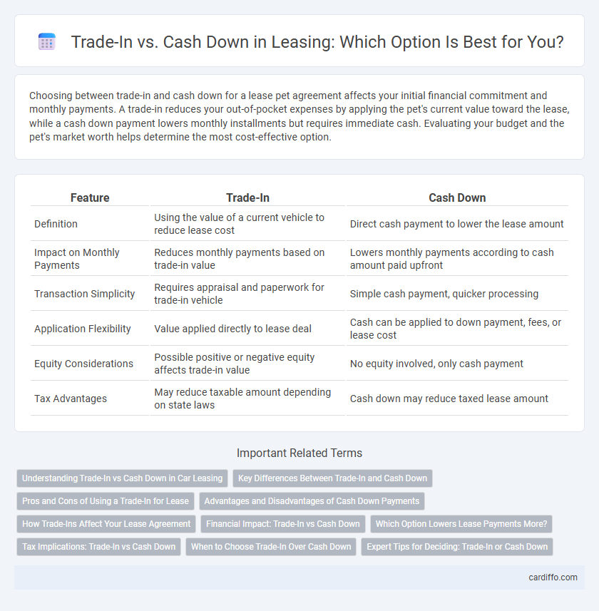 Trade-In vs. Cash Down in Leasing: Which Option Is Best for You?