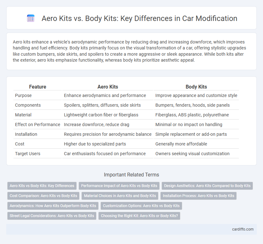 Aero Kits vs. Body Kits: Key Differences in Car Modification