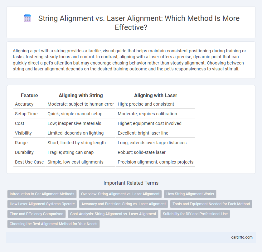 String Alignment vs. Laser Alignment: Which Method Is More Effective?