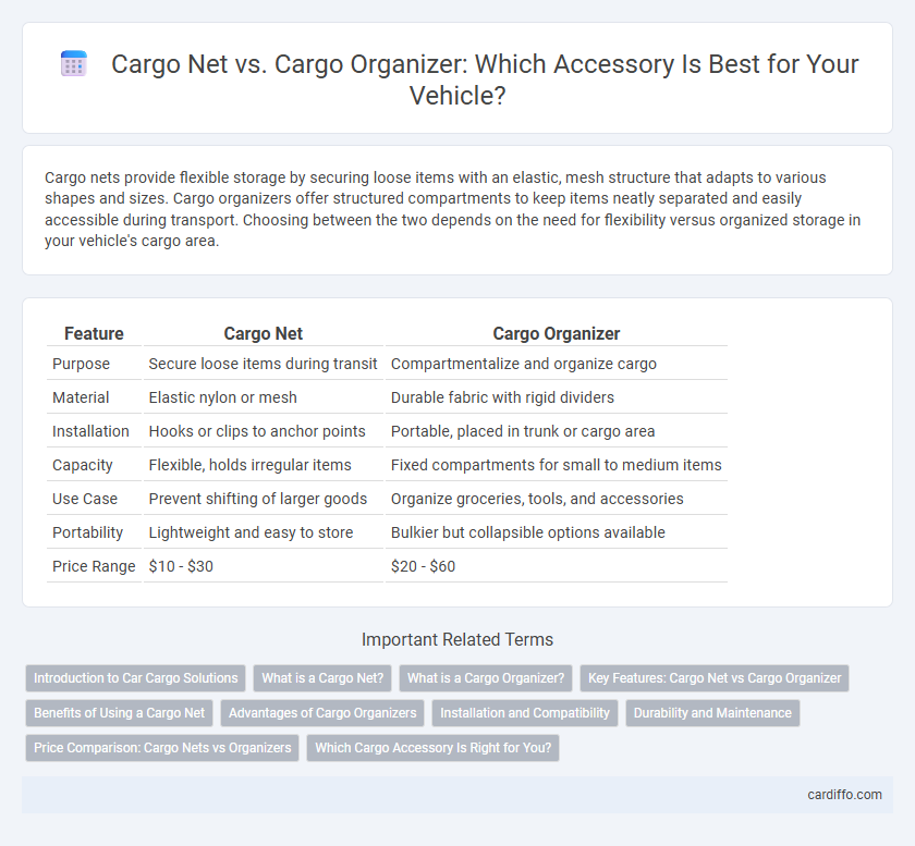 Cargo Net vs. Cargo Organizer: Which Accessory Is Best for Your Vehicle?