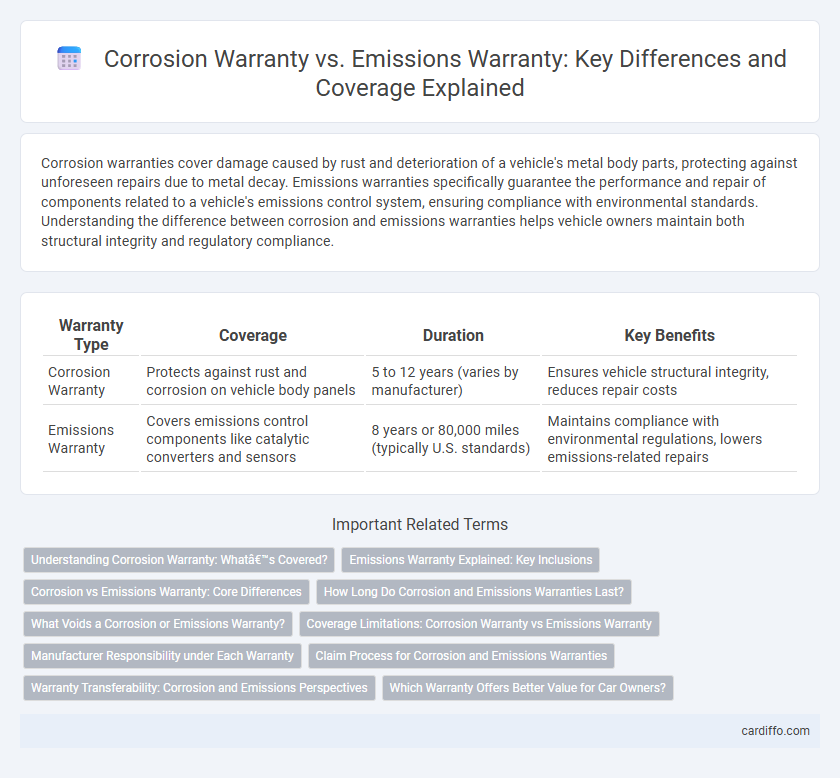 Corrosion Warranty vs. Emissions Warranty: Key Differences and Coverage Explained