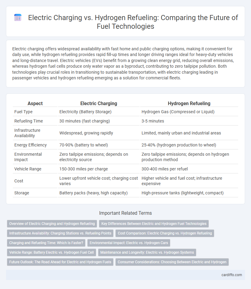Electric Charging vs. Hydrogen Refueling: Comparing the Future of Fuel Technologies