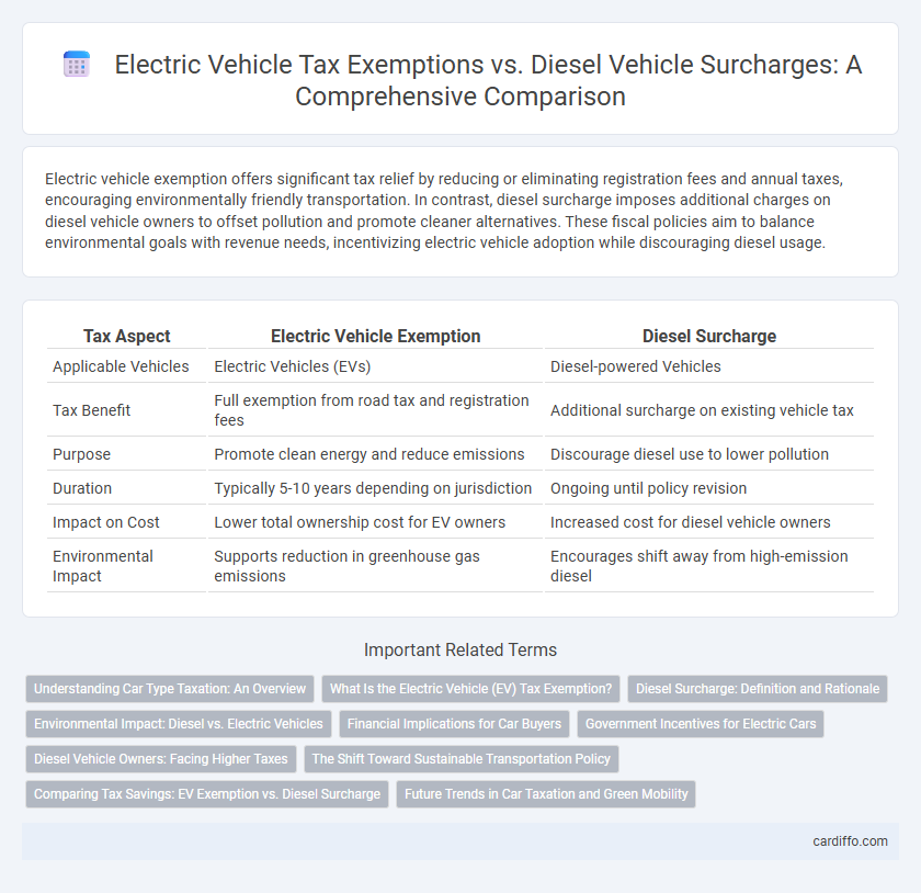 Electric Vehicle Tax Exemptions vs. Diesel Vehicle Surcharges: A Comprehensive Comparison