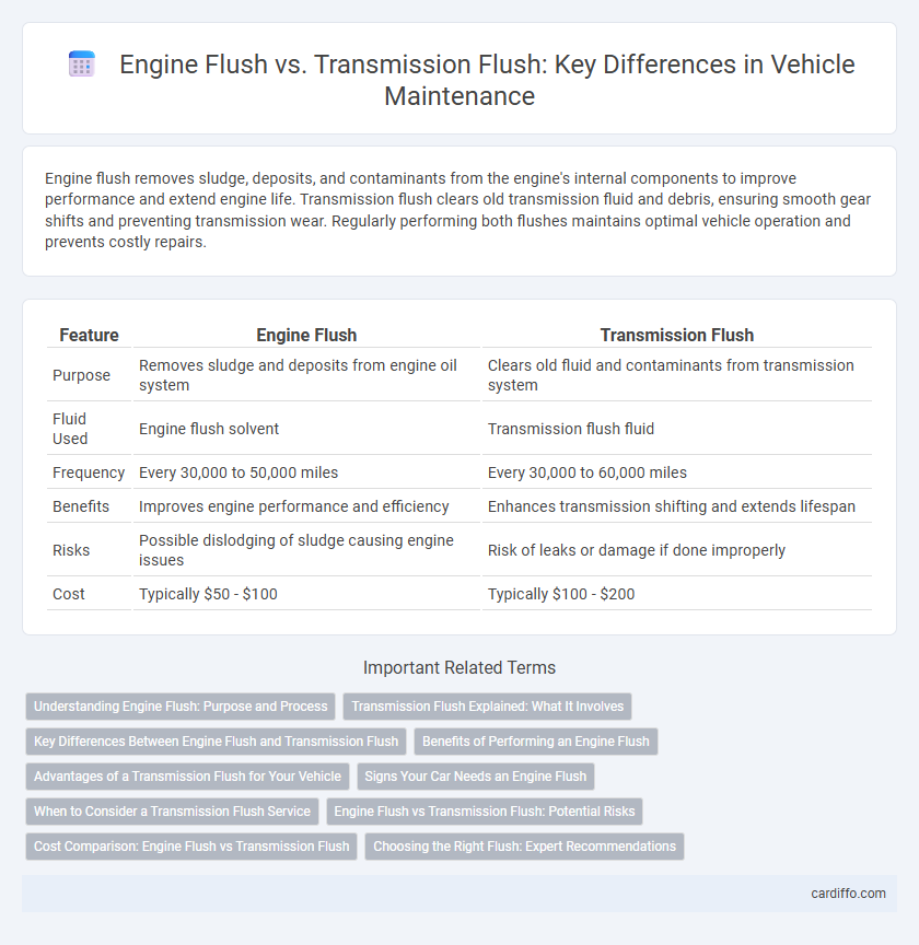 Engine Flush vs. Transmission Flush: Key Differences in Vehicle Maintenance