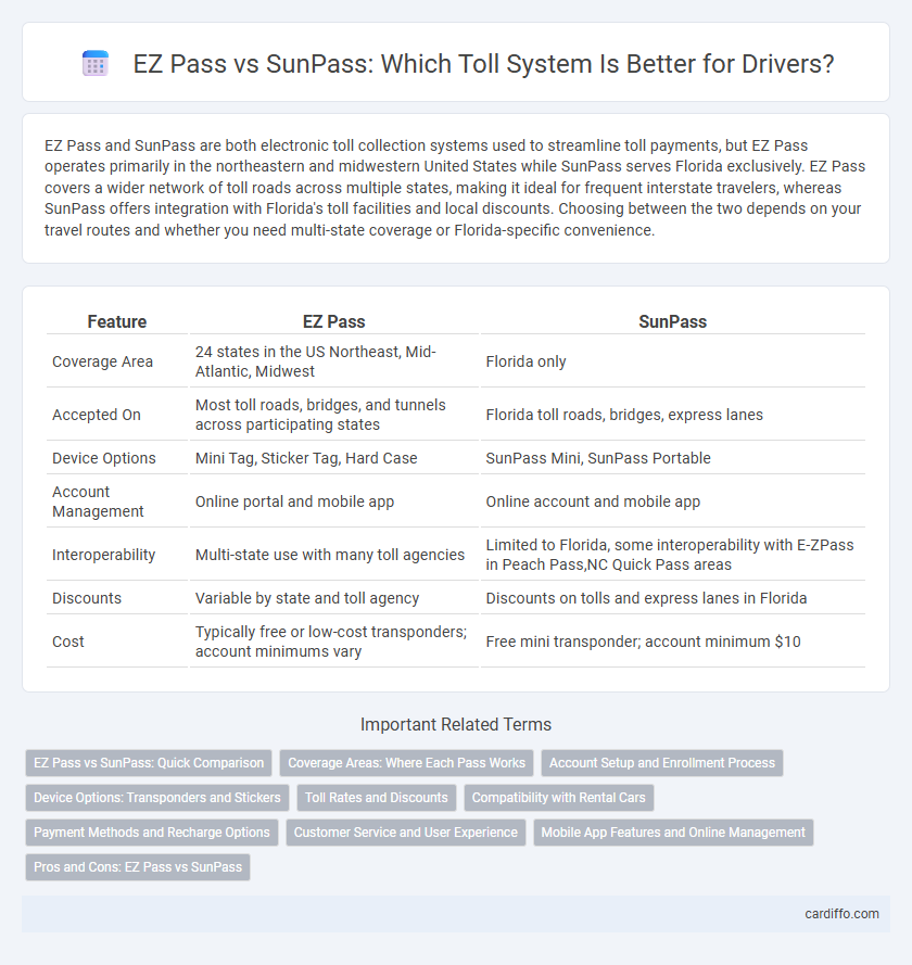 EZ Pass vs SunPass: Which Toll System Is Better for Drivers?