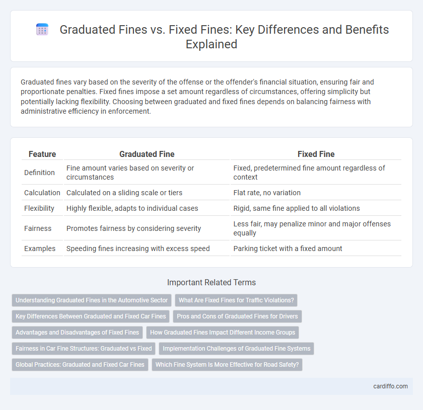 Graduated Fines vs. Fixed Fines: Key Differences and Benefits Explained