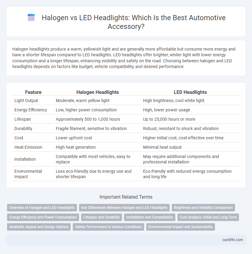 Halogen vs LED Headlights: Which Is the Best Automotive Accessory?