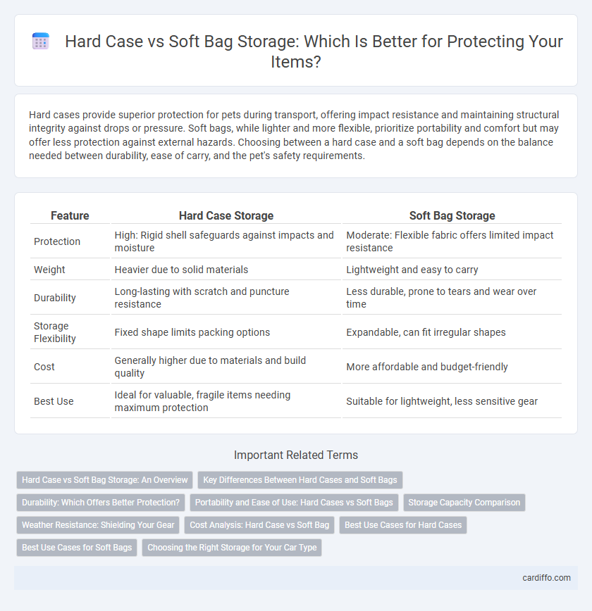 Hard Case vs Soft Bag Storage: Which Is Better for Protecting Your Items?