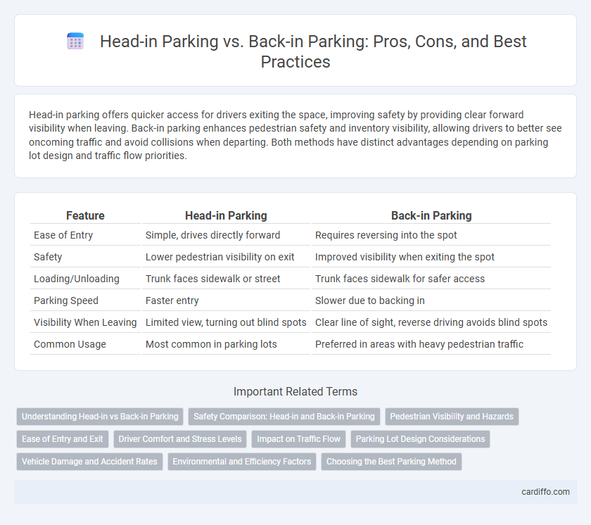 Head-in Parking vs. Back-in Parking: Pros, Cons, and Best Practices
