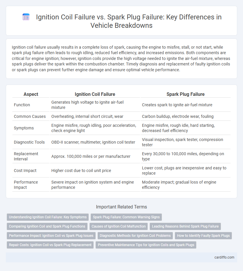 Ignition Coil Failure vs. Spark Plug Failure: Key Differences in Vehicle Breakdowns