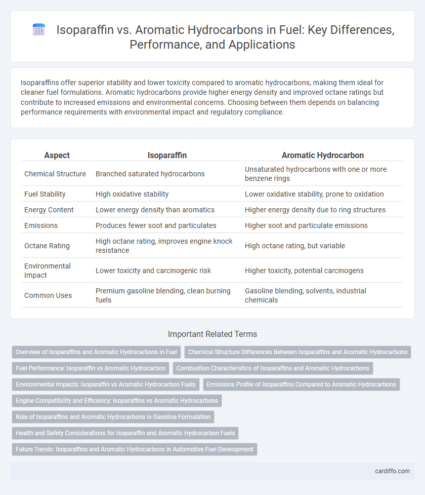 Isoparaffin vs. Aromatic Hydrocarbons in Fuel: Key Differences, Performance, and Applications