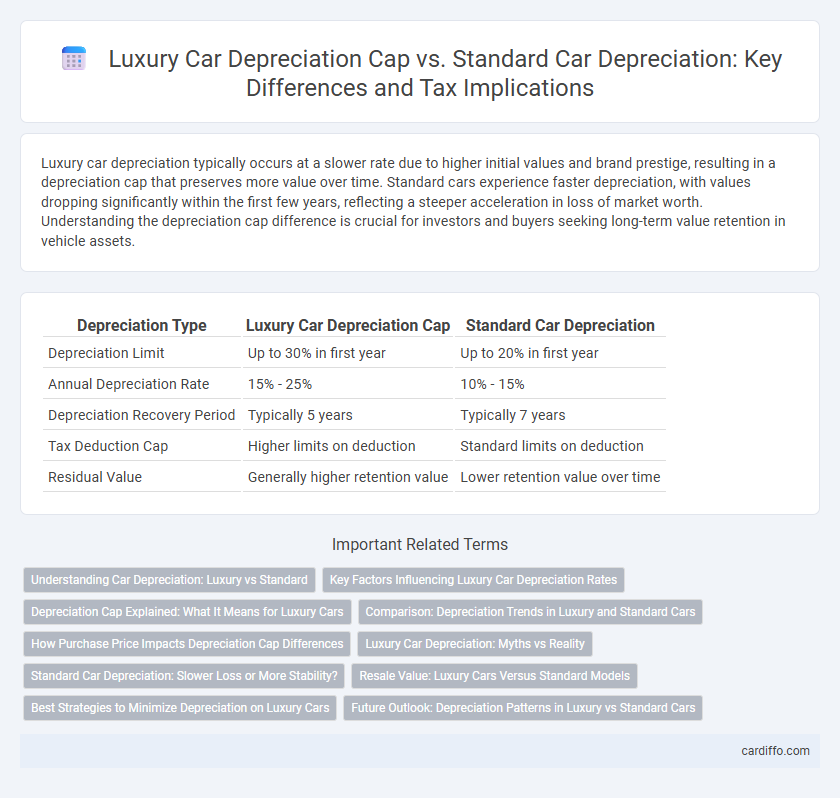 Luxury Car Depreciation Cap vs. Standard Car Depreciation: Key Differences and Tax Implications