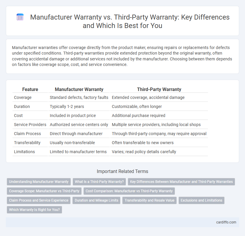 Manufacturer Warranty vs. Third-Party Warranty: Key Differences and Which Is Best for You