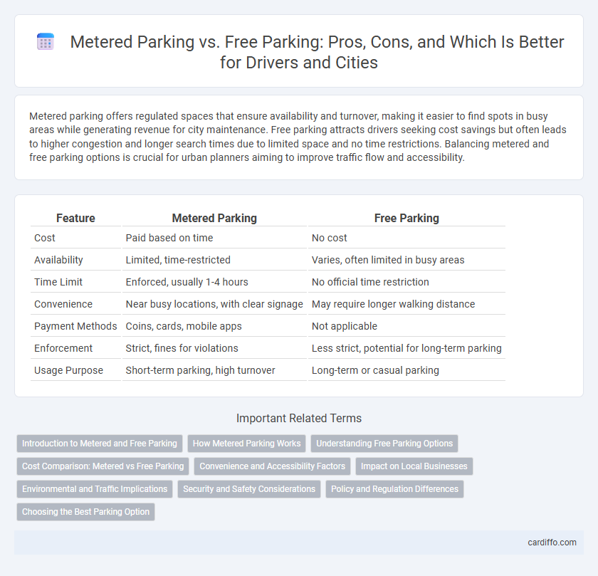 Metered Parking vs. Free Parking: Pros, Cons, and Which Is Better for Drivers and Cities