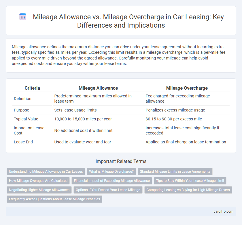 Mileage Allowance vs. Mileage Overcharge in Car Leasing: Key Differences and Implications
