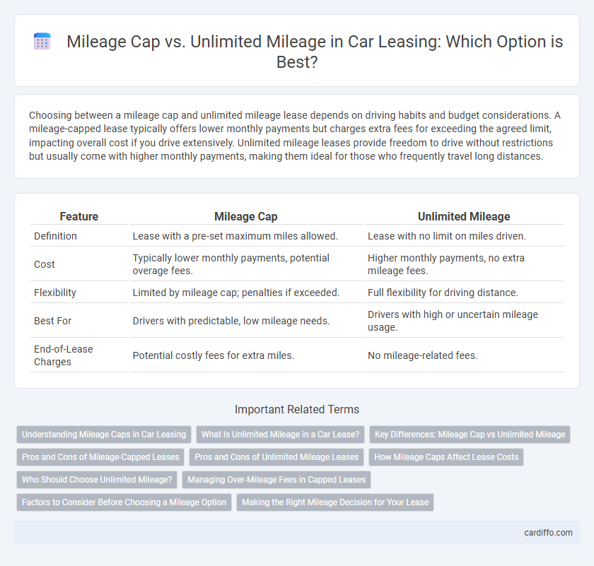 Mileage Cap vs. Unlimited Mileage in Car Leasing: Which Option is Best?