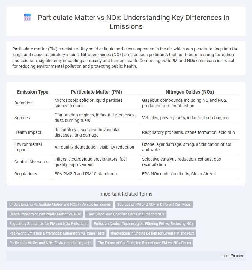 Particulate Matter vs NOx: Understanding Key Differences in Emissions