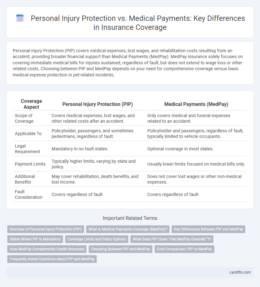 Personal Injury Protection vs. Medical Payments: Key Differences in Insurance Coverage