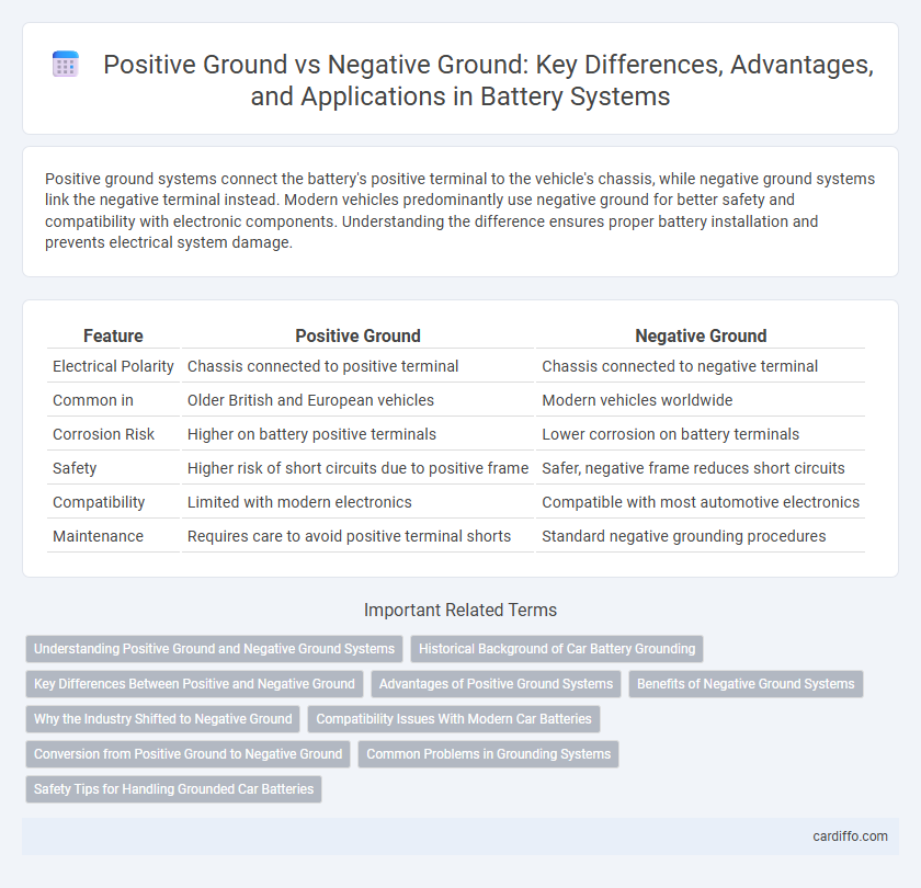 Positive Ground vs Negative Ground: Key Differences, Advantages, and Applications in Battery Systems