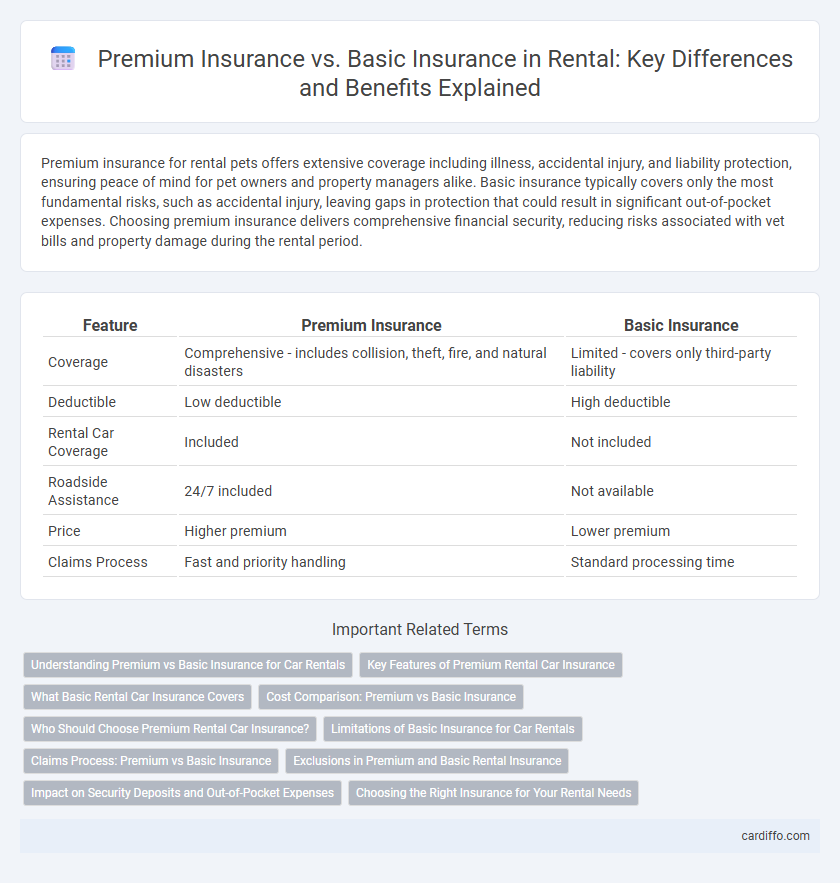 Premium Insurance vs. Basic Insurance in Rental: Key Differences and Benefits Explained