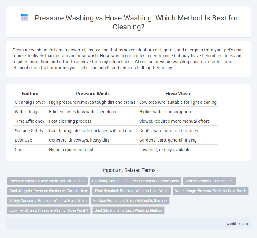 Pressure Washing vs Hose Washing: Which Method Is Best for Cleaning?