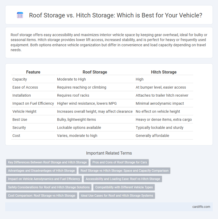 Roof Storage vs. Hitch Storage: Which is Best for Your Vehicle?