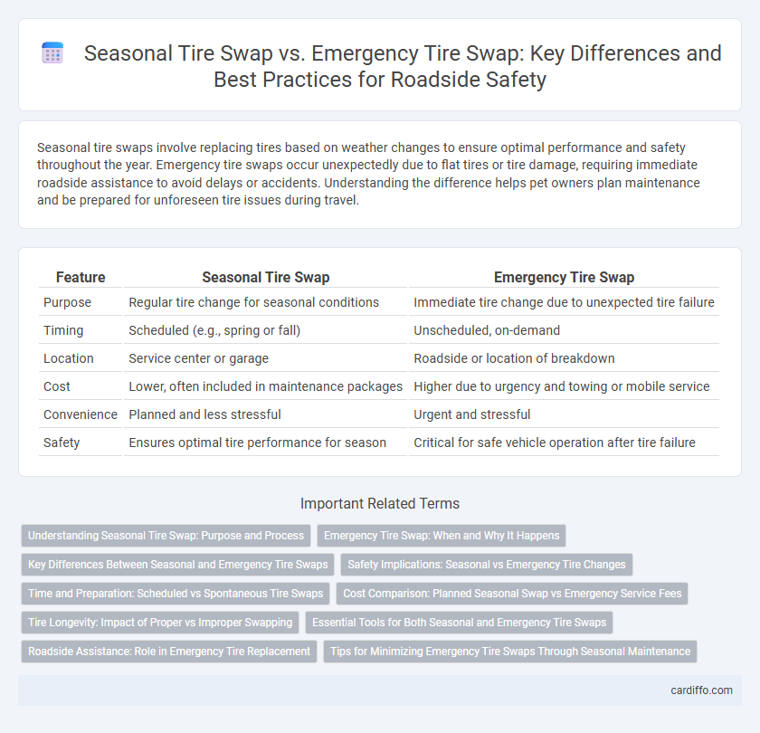 Seasonal Tire Swap vs. Emergency Tire Swap: Key Differences and Best Practices for Roadside Safety