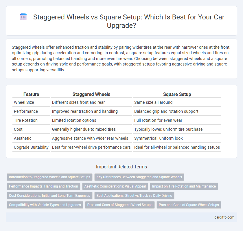 Staggered Wheels vs Square Setup: Which Is Best for Your Car Upgrade?