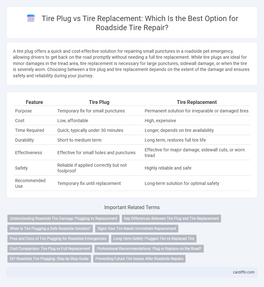 Tire Plug vs Tire Replacement: Which Is the Best Option for Roadside Tire Repair?