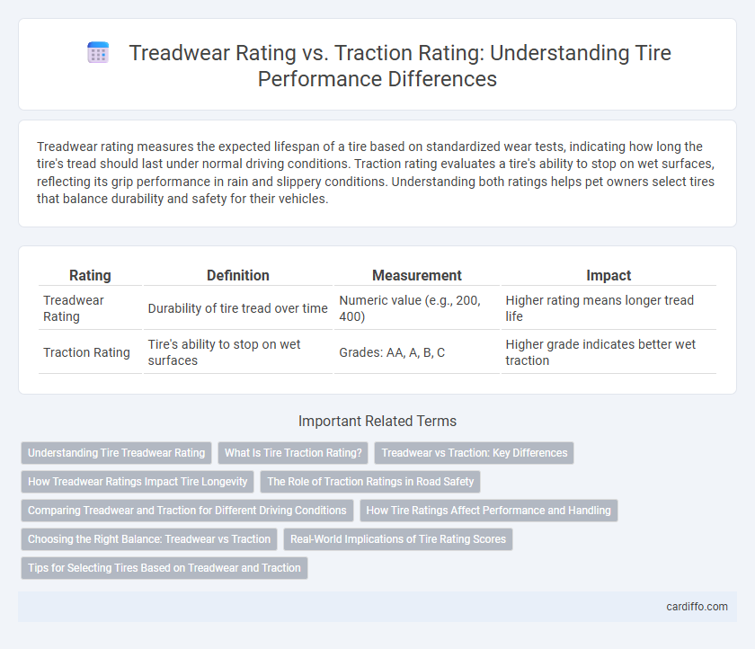 Treadwear Rating vs. Traction Rating: Understanding Tire Performance Differences