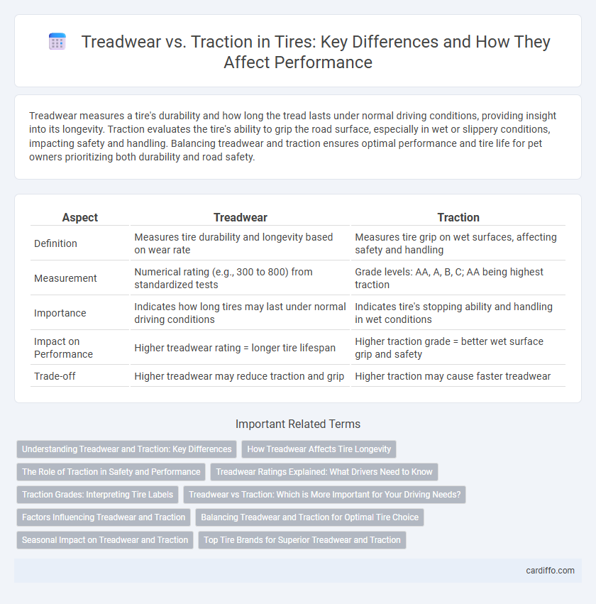 Treadwear vs. Traction in Tires: Key Differences and How They Affect Performance