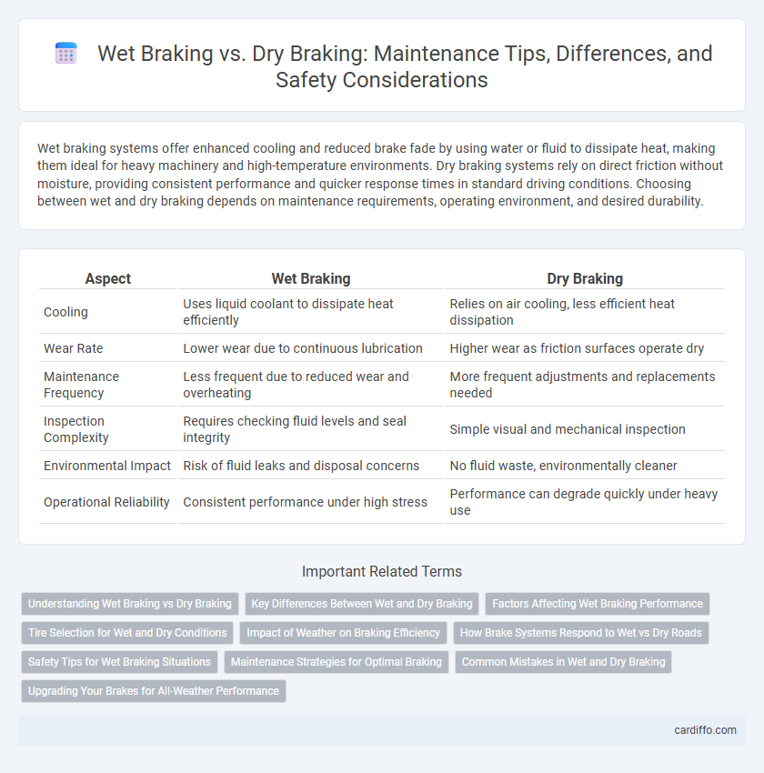 Wet Braking vs. Dry Braking: Maintenance Tips, Differences, and Safety Considerations
