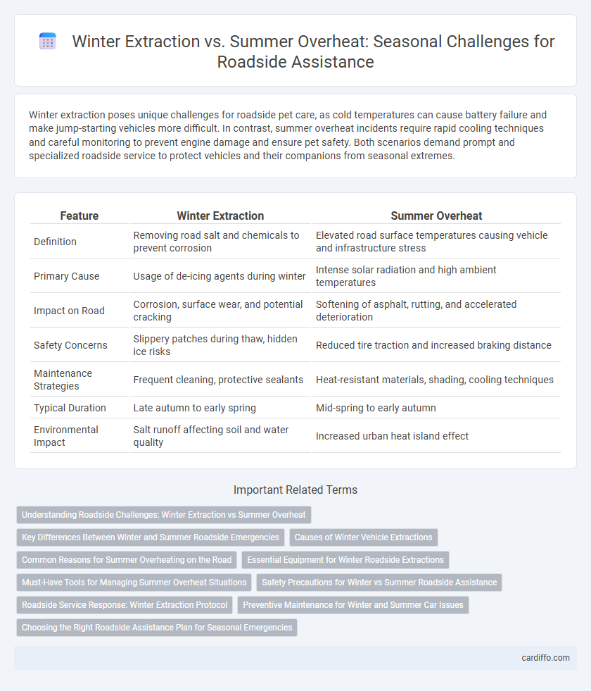 Winter Extraction vs. Summer Overheat: Seasonal Challenges for Roadside Assistance