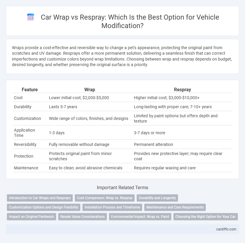 Car Wrap vs Respray: Which Is the Best Option for Vehicle Modification?