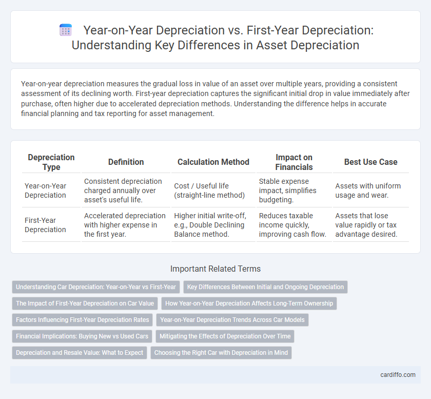 Year-on-Year Depreciation vs. First-Year Depreciation: Understanding Key Differences in Asset Depreciation