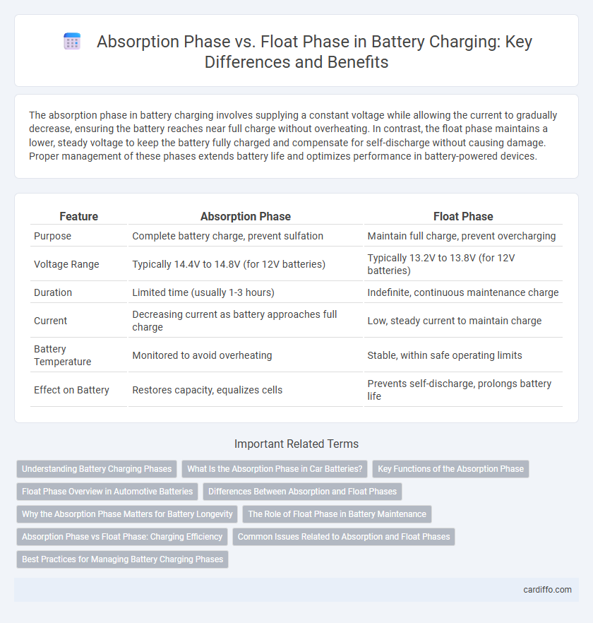 Absorption Phase vs. Float Phase in Battery Charging: Key Differences and Benefits